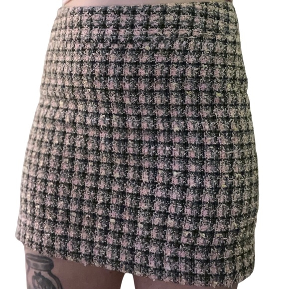 Le Chateau Vintage Tweed Skirt 9/10 Fits S-M - Picture 2 of 6